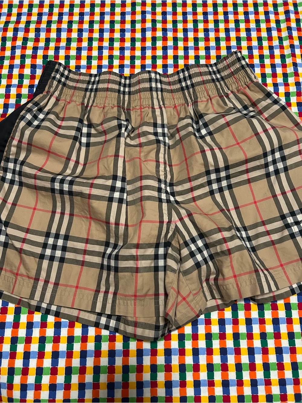Burberry Vintage Checked High-Waisted Shorts 8